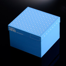 81-well, , 3.75-in ID-Color™ Cardboard Freezer Boxes, for 5 ml tubes, 5 pcs.