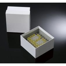 81-well, 3-in Plasti-Coat™ Cardboard Freezer Boxes