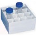 16-Well Super White Coated Cardboard Freezer Boxes