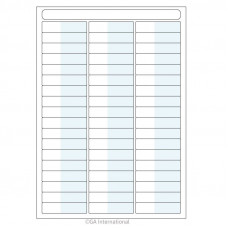 CRYO & AUTOCLAVE WRAP-AROUND LASER LABELS - 25.4 X 14.98MM + 37.59MM