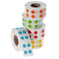 PAPER LABELS - 0.35" CIRCLE