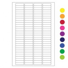 Cryo laser labels for 0.2 ml PCR tubes - 0.79" x 0.2", 2784 pcs.