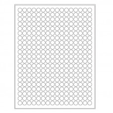 Cryo laser labels - 0.433" / 11mm (circle), 5280 pcs.