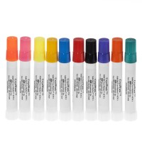 Solid ink water-resistant big tip marker, 10 pcs, assorted color (-320°F to + 392°F) 