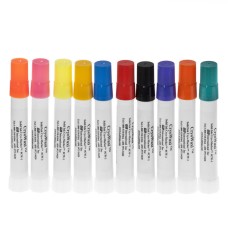 Solid ink water-resistant big tip marker, 10 pcs, assorted color (-320°F to + 392°F)