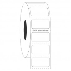 CRYO BARCODE LABELS, bílé, 1000 ks