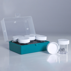 15 ml Polycarbonate Vial Sets, PE Lined Caps (Case of 10 vial sets, 50 vials) 