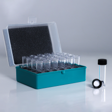 24 Well Polycarbonate Vial Set with Lined Cap (Case of 10 vial sets, 240 vials) 