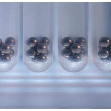 2.8 mm Stainless Steel Grinding Balls, 96 Well Pre-Filled Plate, 4 each/well, with Strip Caps 
