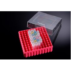 Polykarbonátové krabičky pro uskladnění vzorků, pro 81 zkumavek, 30 ks (PakGent)