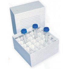 Krabička pro uskladnění vzorků včetně mřížky, kartón, pro 36 zkumavek, 15 ml (BIOLOGIX)