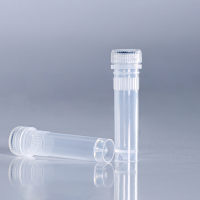 2mL Polypropylene Disruption Tubes, Skirted with Clear O-ring Caps (Case of 500)  