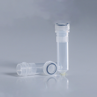 2mL Polypropylene Disruption Tubes, Unskirted with Clear O-ring Caps (Case of 500) 
