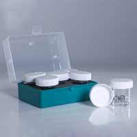 15 ml Polycarbonate Vial Sets, Unlined (Case of 10 vial sets, 50 vials) 